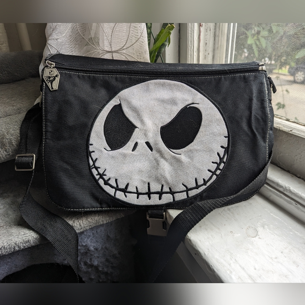 Nightmare Before Christmas Reversible Messenger Bag